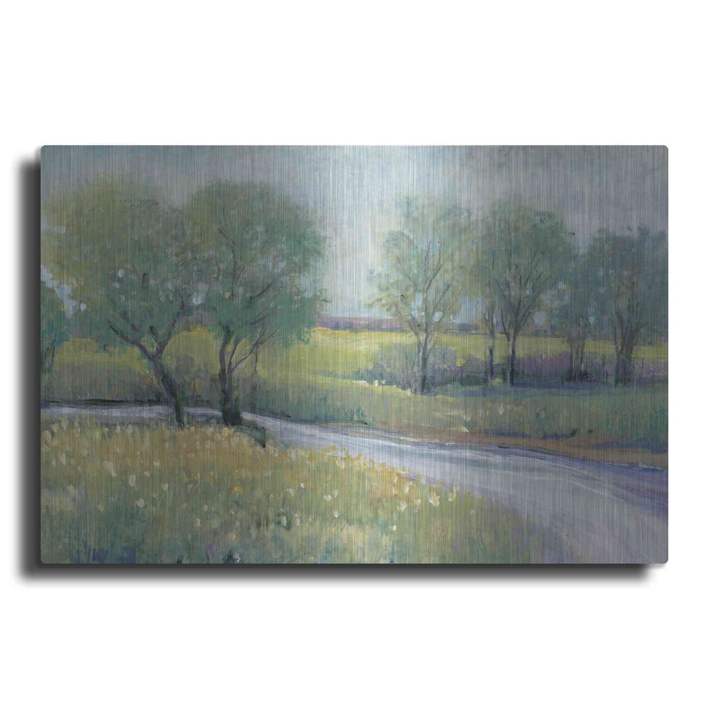 Luxe Metal Art 'Summer Stream I' by Tim O'Toole, Metal Wall Art