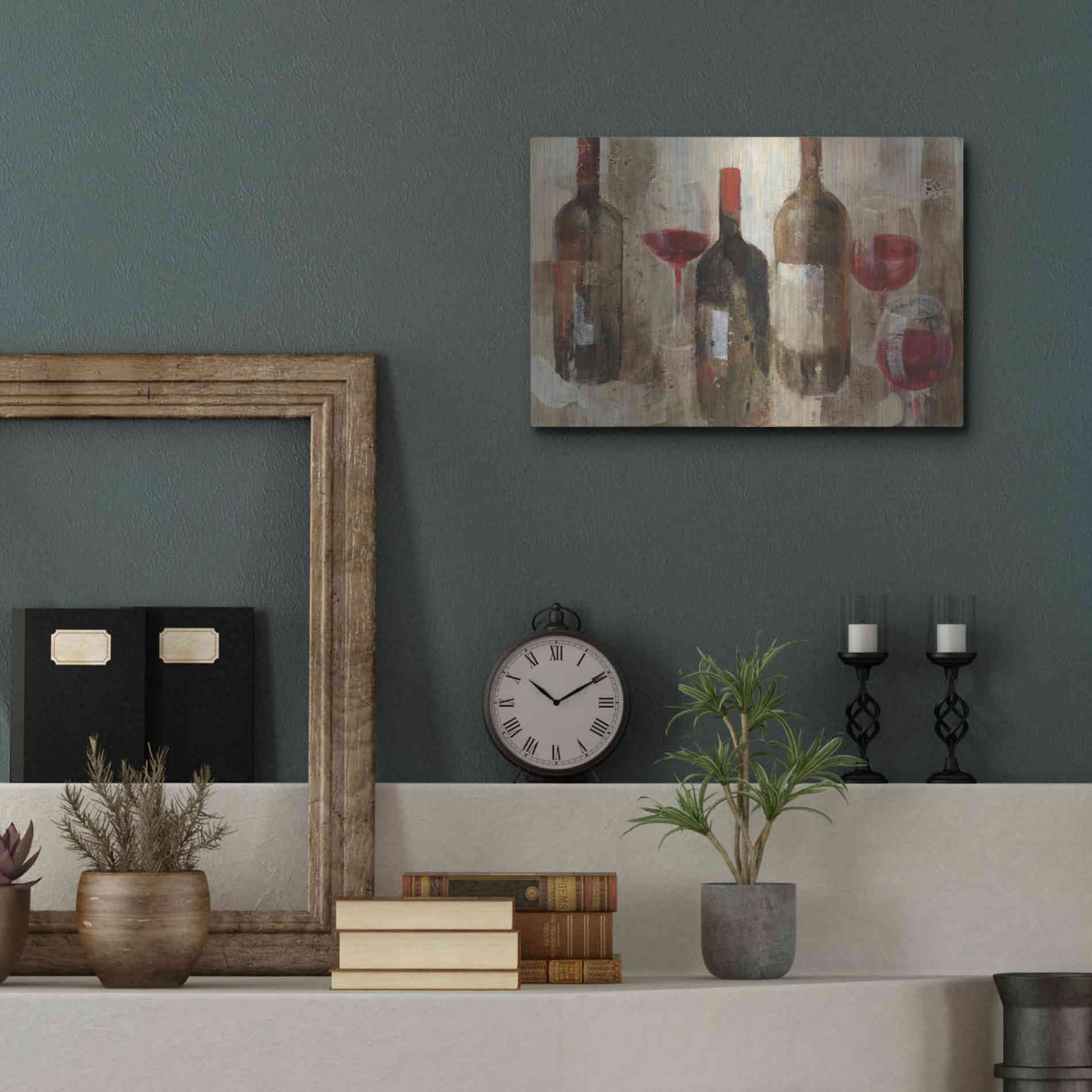 Luxe Metal Art 'Festa I v2 Neutral' by Albena Hristova, Metal Wall Art,16x12