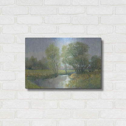 Luxe Metal Art 'Summer Stream II' by Tim O'Toole, Metal Wall Art,24x16