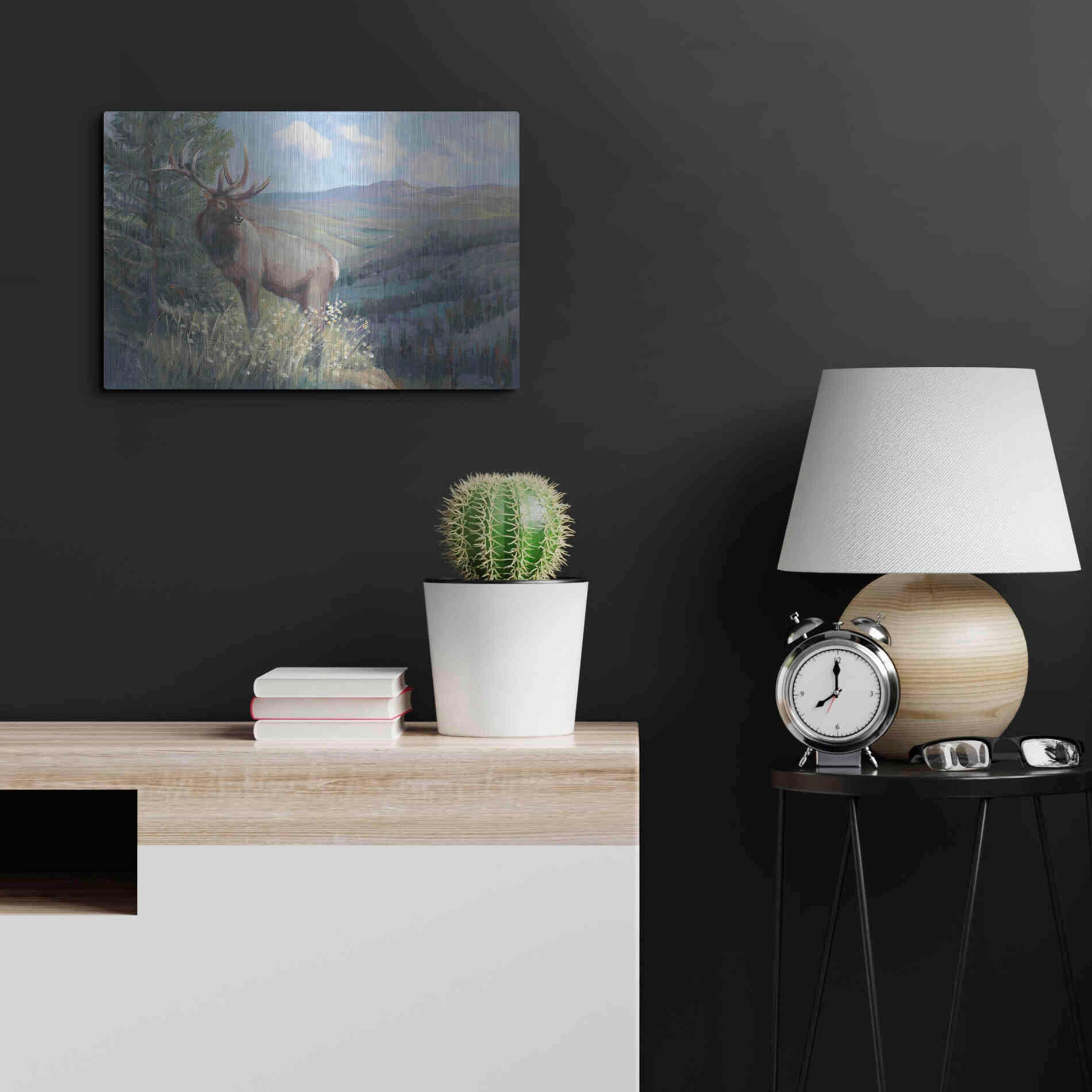 Luxe Metal Art 'View From the Top II' by Tim O'Toole, Metal Wall Art,24x16