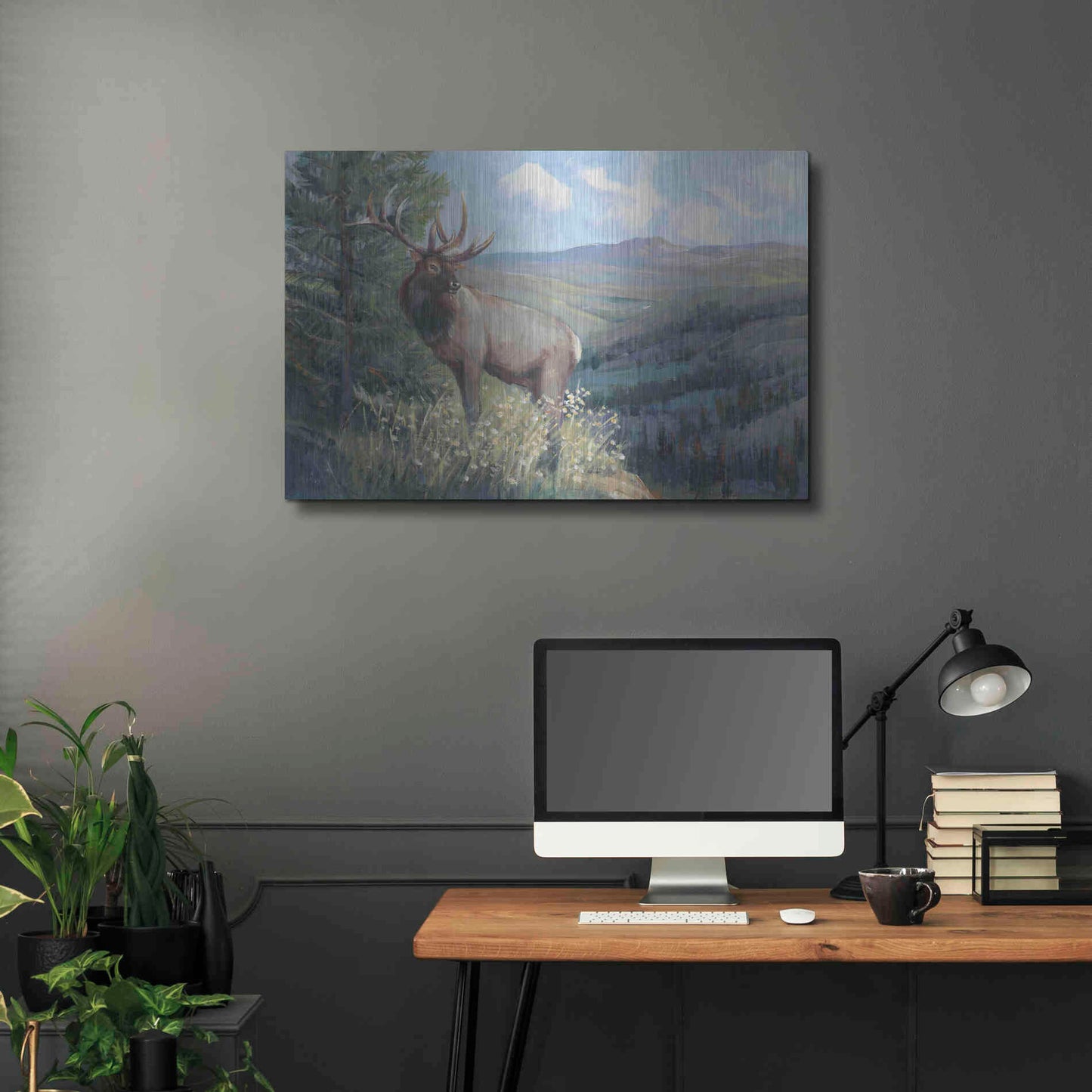 Luxe Metal Art 'View From the Top II' by Tim O'Toole, Metal Wall Art,36x24