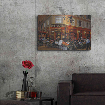 Luxe Metal Art 'Bistro I' by Tim O'Toole, Metal Wall Art,36x24