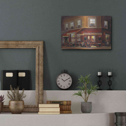 Luxe Metal Art 'Bistro II' by Tim O'Toole, Metal Wall Art,16x12