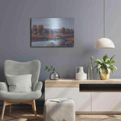 Luxe Metal Art 'Hidden Creek I' by Tim O'Toole, Metal Wall Art,24x16
