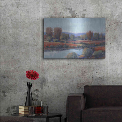 Luxe Metal Art 'Hidden Creek I' by Tim O'Toole, Metal Wall Art,36x24