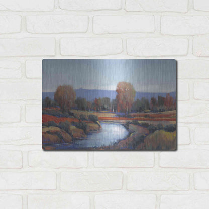Luxe Metal Art 'Hidden Creek II' by Tim O'Toole, Metal Wall Art,16x12