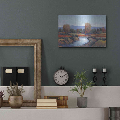 Luxe Metal Art 'Hidden Creek II' by Tim O'Toole, Metal Wall Art,16x12
