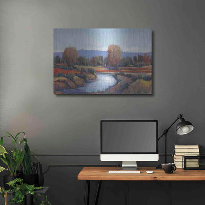 Luxe Metal Art 'Hidden Creek II' by Tim O'Toole, Metal Wall Art,36x24