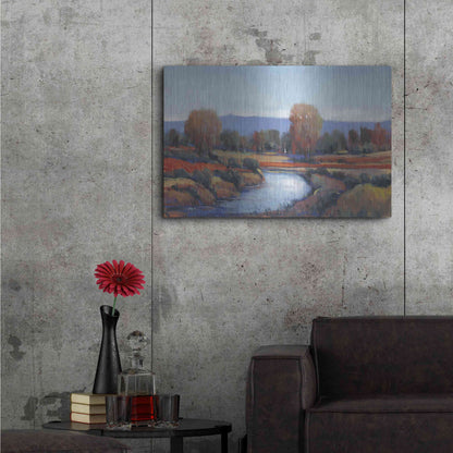 Luxe Metal Art 'Hidden Creek II' by Tim O'Toole, Metal Wall Art,36x24