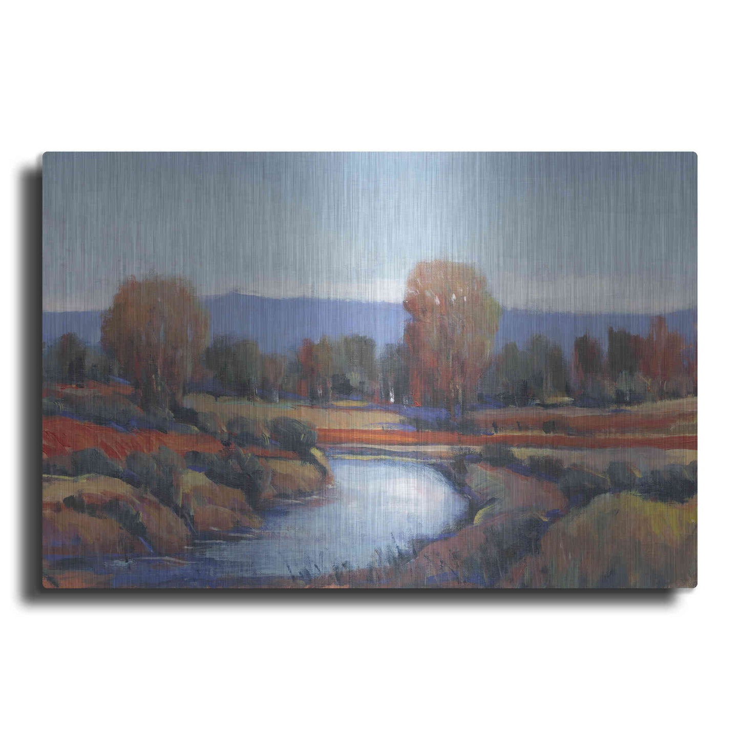 Luxe Metal Art 'Hidden Creek II' by Tim O'Toole, Metal Wall Art