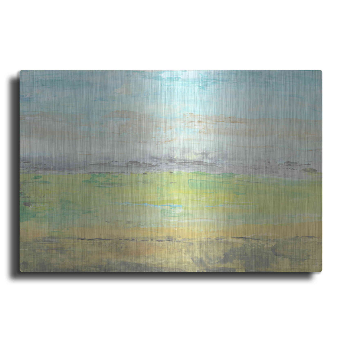 Luxe Metal Art 'Distant Front Range I' by Tim O'Toole, Metal Wall Art