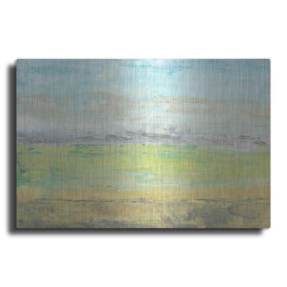 Luxe Metal Art 'Distant Front Range I' by Tim O'Toole, Metal Wall Art