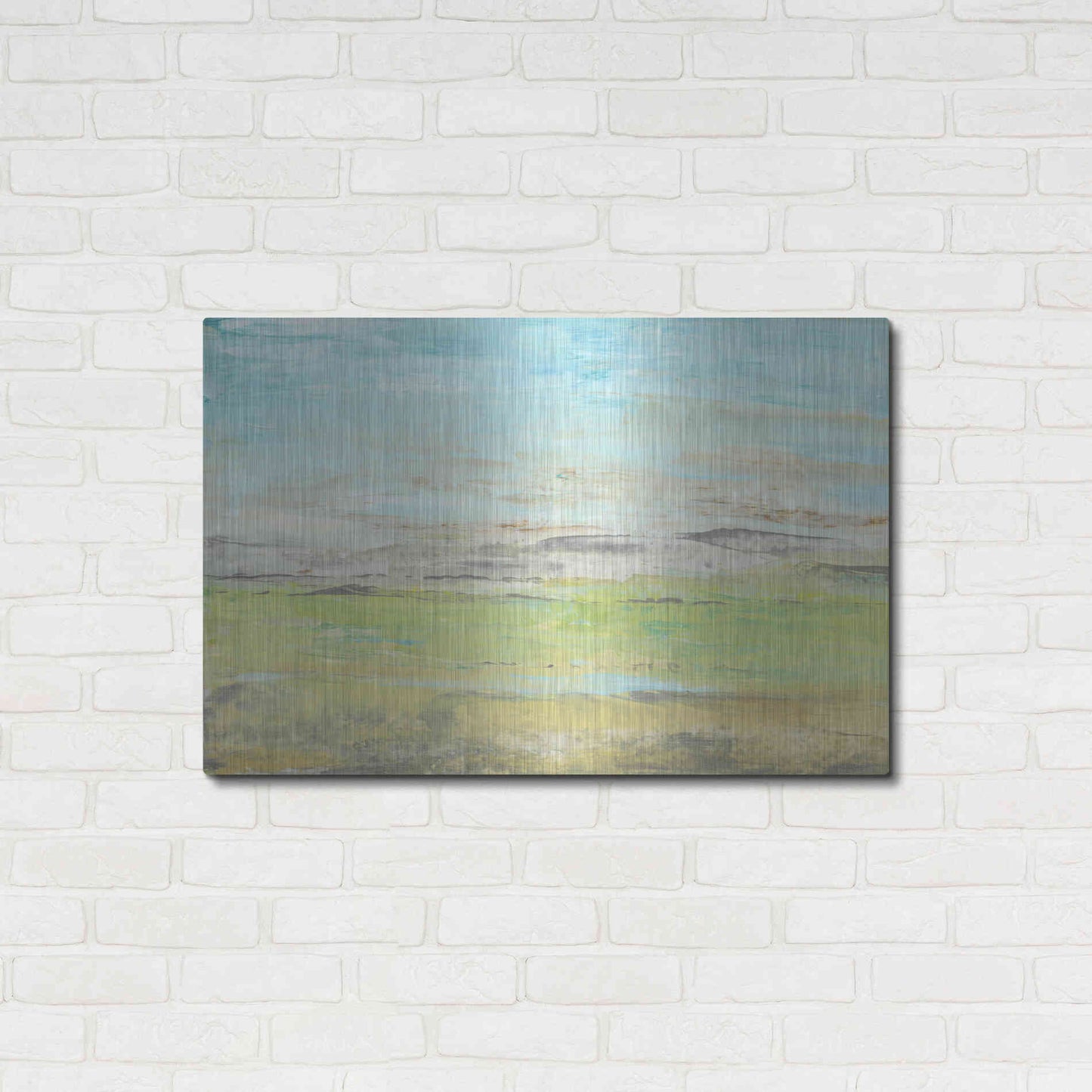 Luxe Metal Art 'Distant Front Range II' by Tim O'Toole, Metal Wall Art,36x24