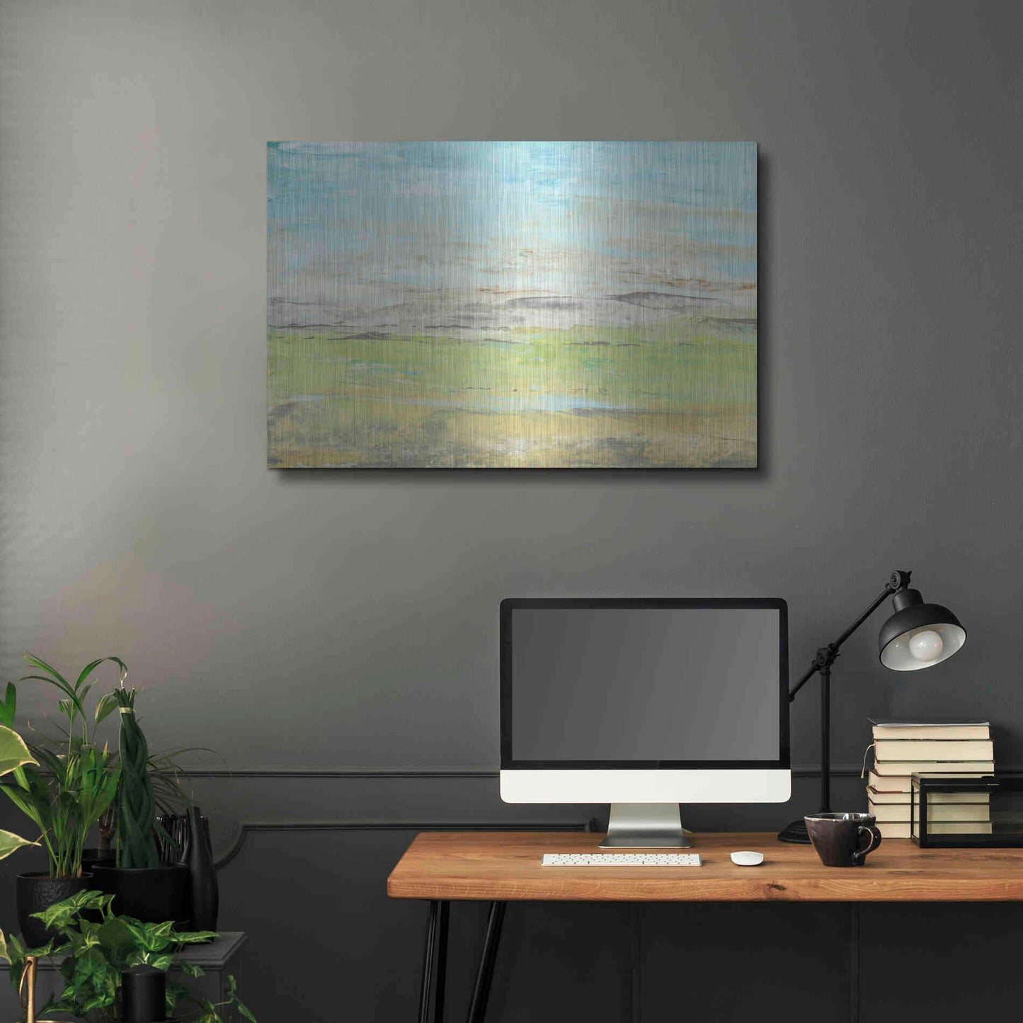 Luxe Metal Art 'Distant Front Range II' by Tim O'Toole, Metal Wall Art,36x24