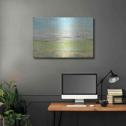 Luxe Metal Art 'Distant Front Range II' by Tim O'Toole, Metal Wall Art,36x24
