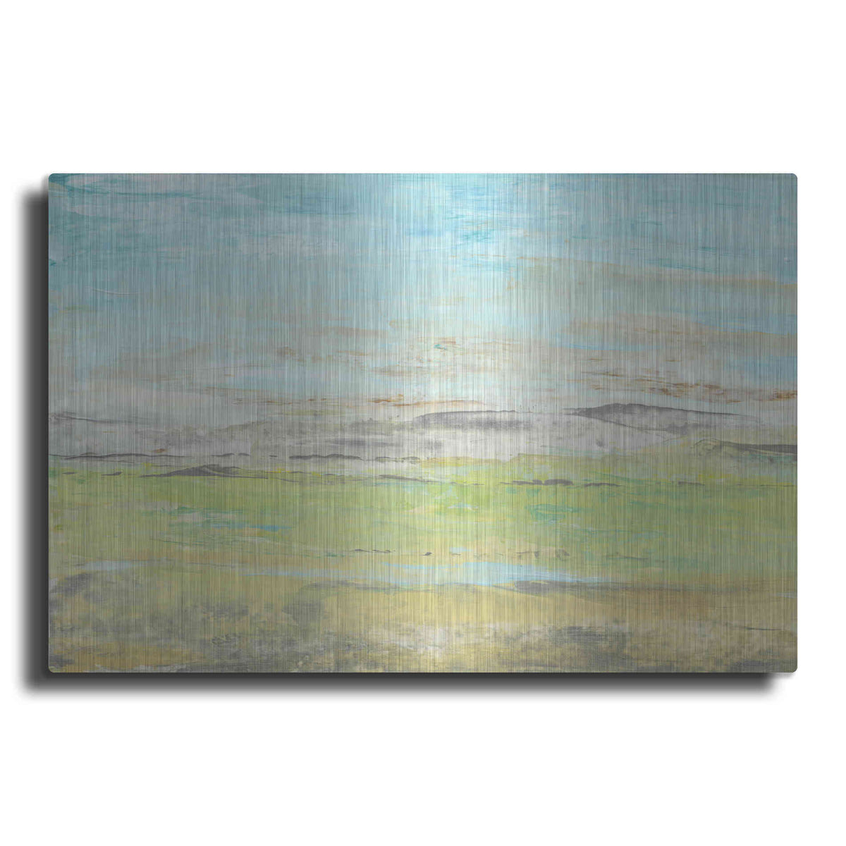 Luxe Metal Art 'Distant Front Range II' by Tim O'Toole, Metal Wall Art