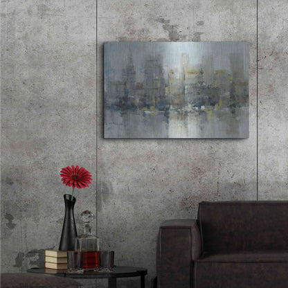 Luxe Metal Art 'City Proper I' by Tim O'Toole, Metal Wall Art,36x24