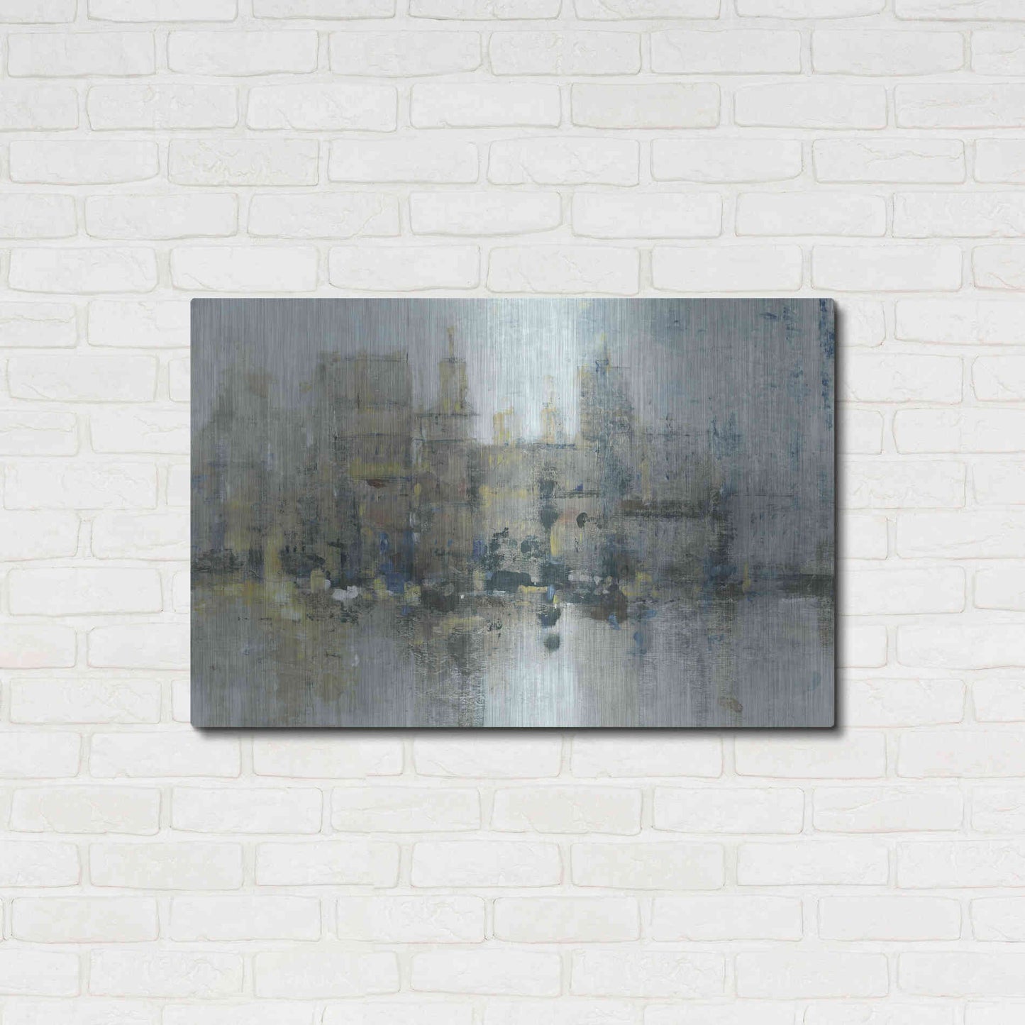 Luxe Metal Art 'City Proper II' by Tim O'Toole, Metal Wall Art,36x24