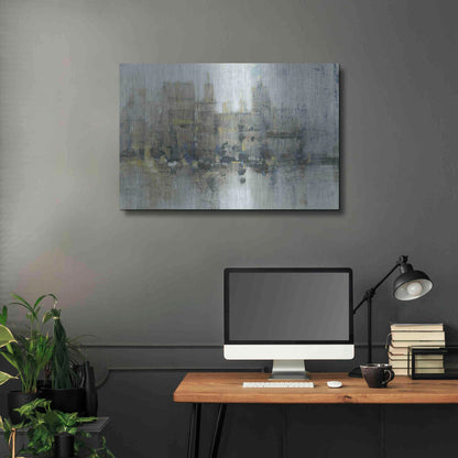 Luxe Metal Art 'City Proper II' by Tim O'Toole, Metal Wall Art,36x24