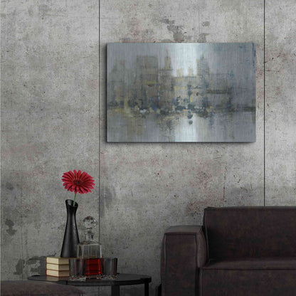 Luxe Metal Art 'City Proper II' by Tim O'Toole, Metal Wall Art,36x24