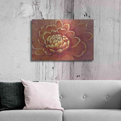 Luxe Metal Art 'Micro Floral II' by Tim O'Toole, Metal Wall Art,36x24