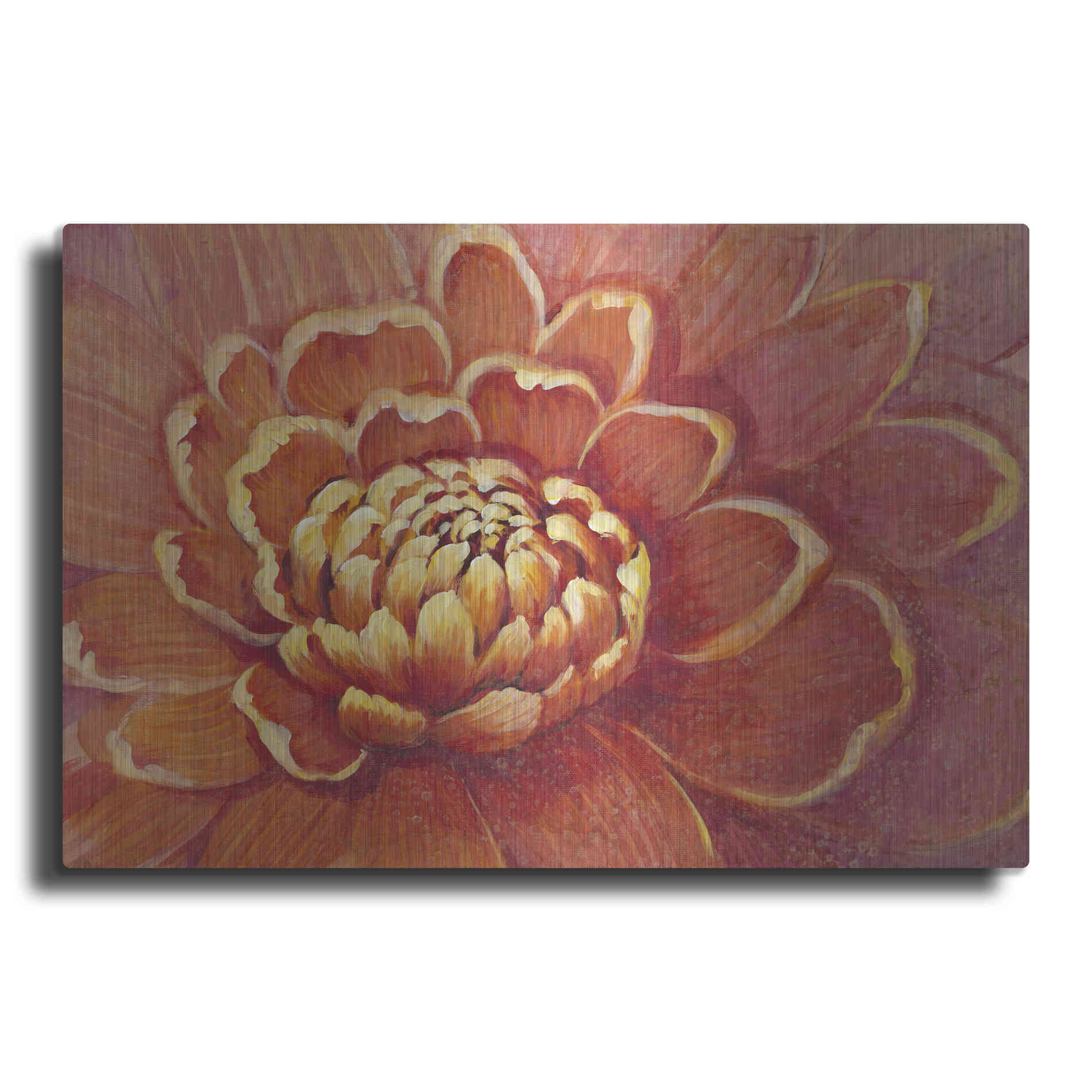 Luxe Metal Art 'Micro Floral II' by Tim O'Toole, Metal Wall Art