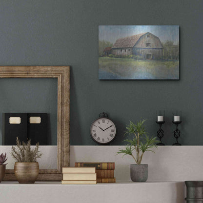 Luxe Metal Art 'Country Life I' by Tim O'Toole, Metal Wall Art,16x12