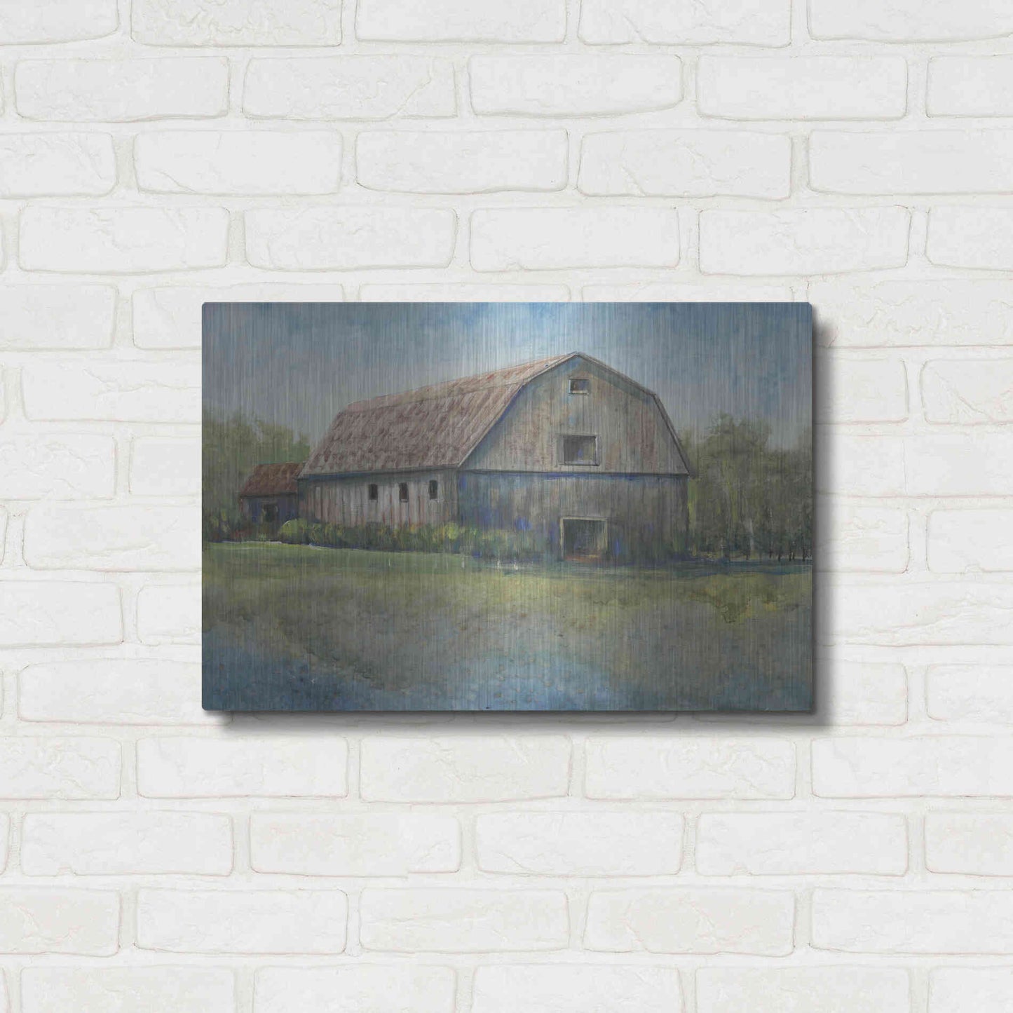 Luxe Metal Art 'Country Life I' by Tim O'Toole, Metal Wall Art,24x16