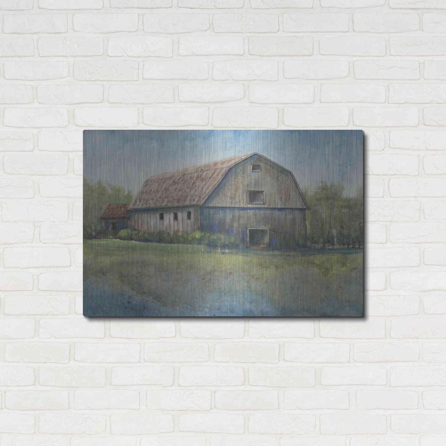 Luxe Metal Art 'Country Life I' by Tim O'Toole, Metal Wall Art,36x24