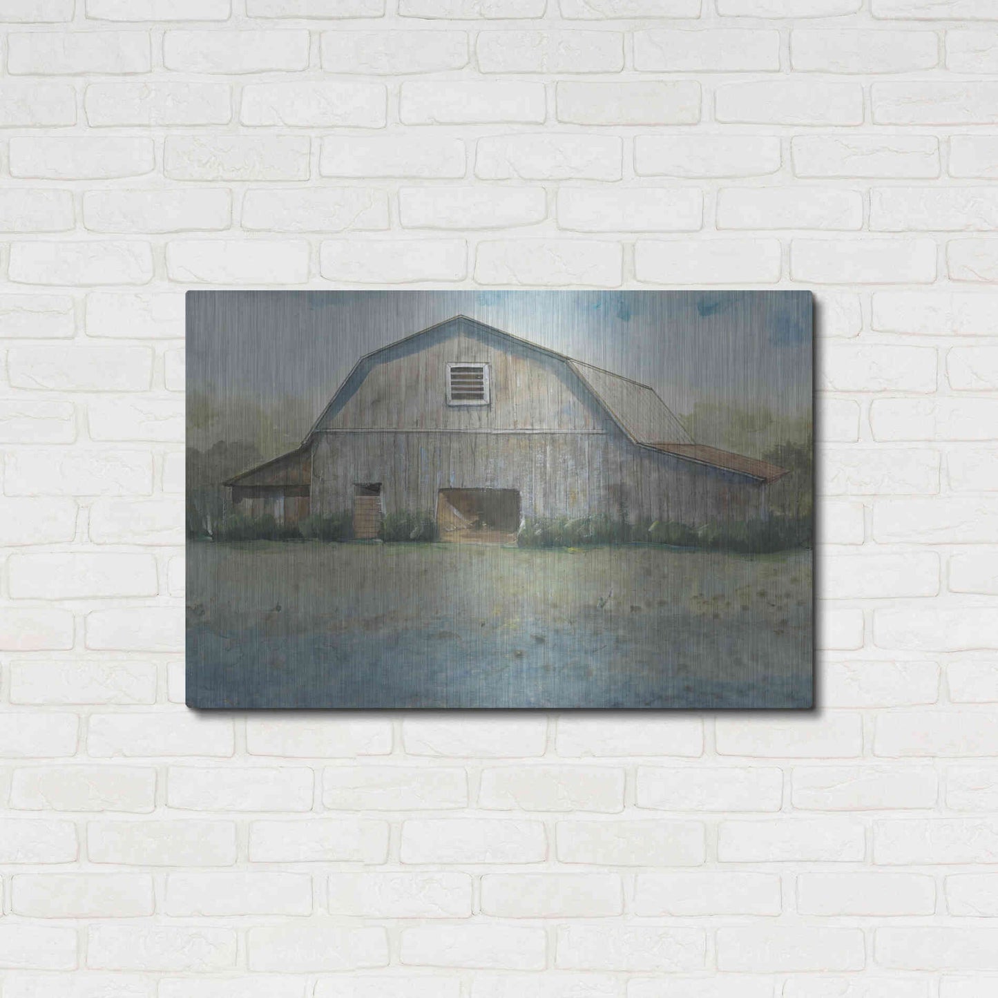 Luxe Metal Art 'Country Life II' by Tim O'Toole, Metal Wall Art,36x24