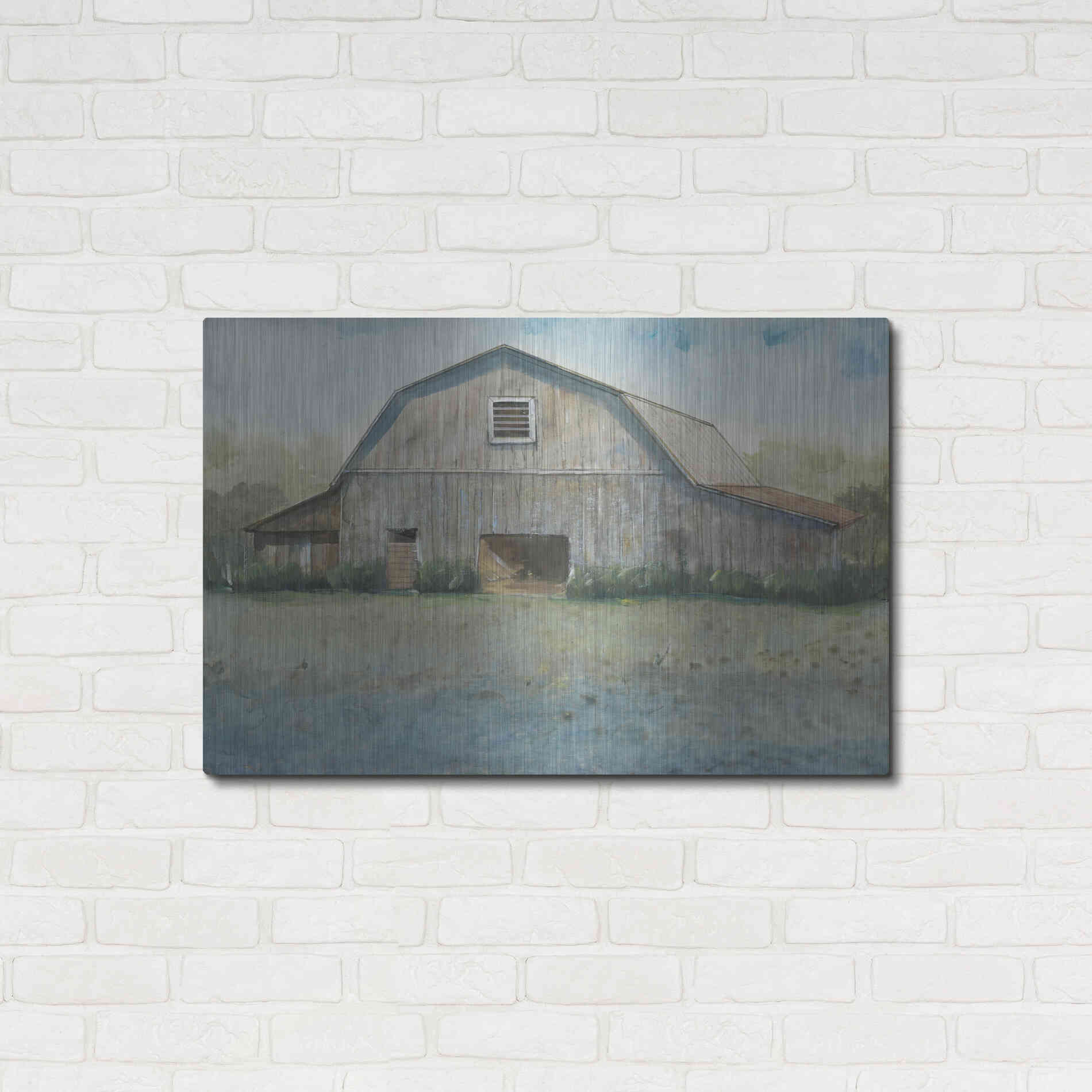 Luxe Metal Art 'Country Life II' by Tim O'Toole, Metal Wall Art,36x24