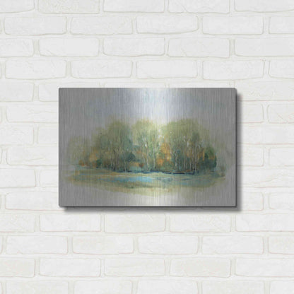 Luxe Metal Art 'Forest Vignette I' by Tim O'Toole, Metal Wall Art,24x16