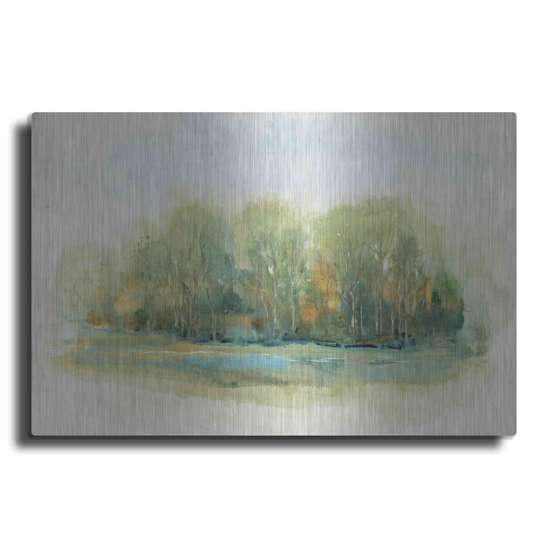 Luxe Metal Art 'Forest Vignette I' by Tim O'Toole, Metal Wall Art