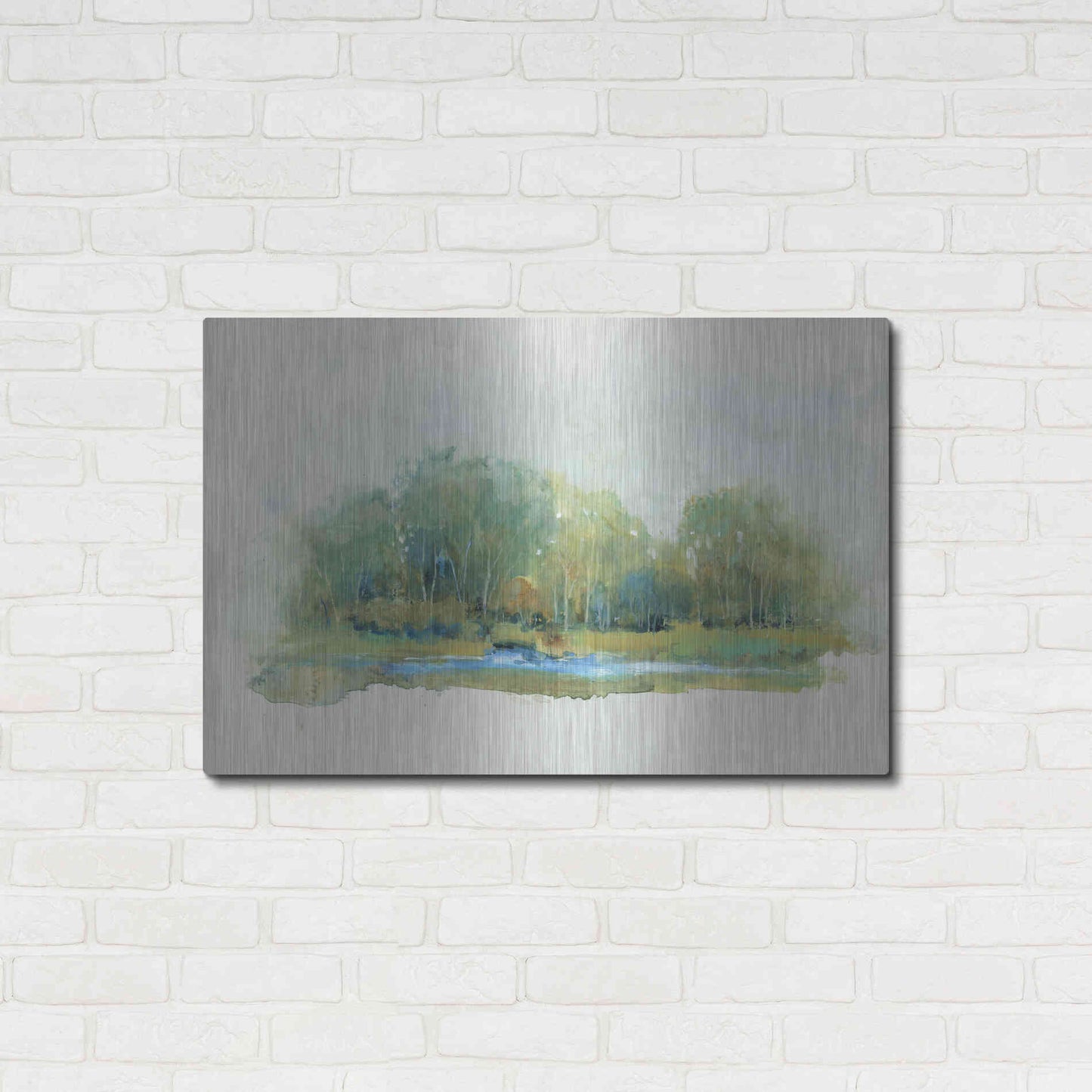 Luxe Metal Art 'Forest Vignette II' by Tim O'Toole, Metal Wall Art,36x24