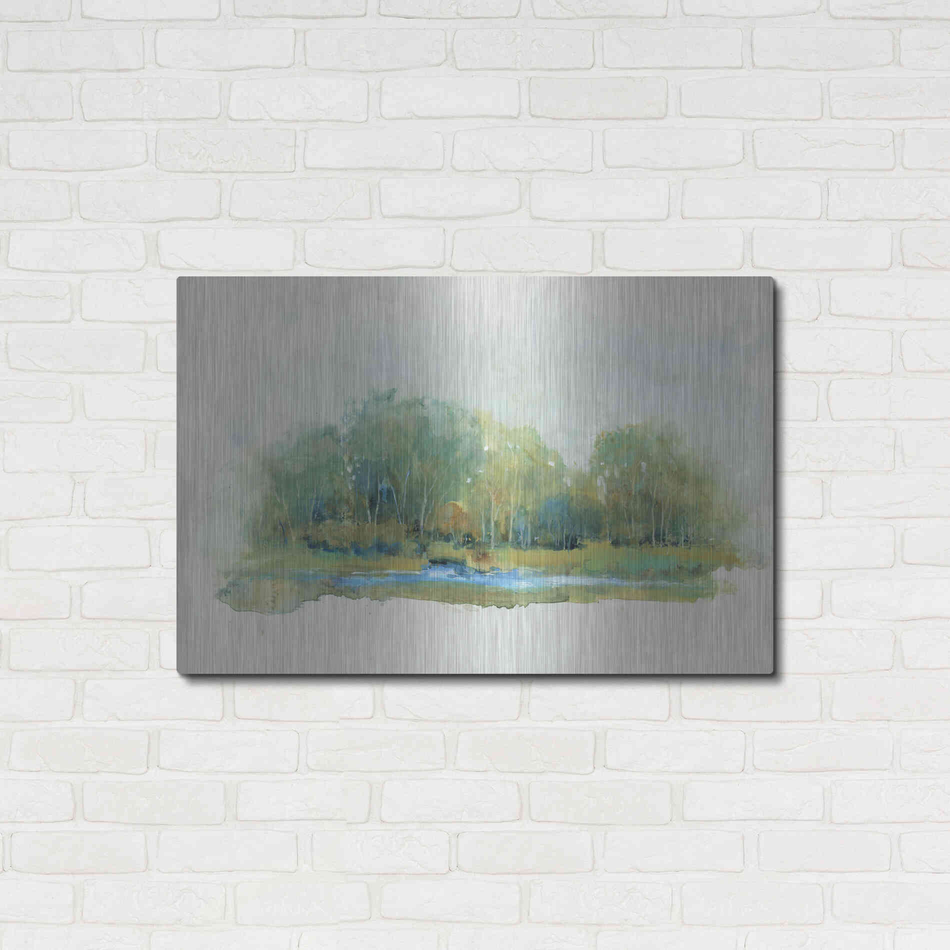 Luxe Metal Art 'Forest Vignette II' by Tim O'Toole, Metal Wall Art,36x24