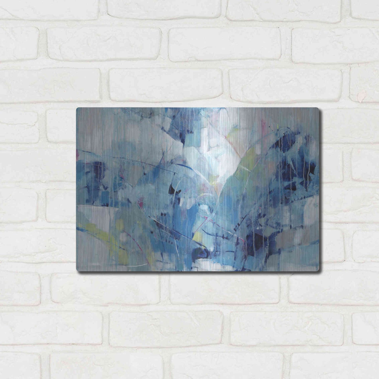 Luxe Metal Art 'Ice Breaker I' by Tim O'Toole, Metal Wall Art,16x12