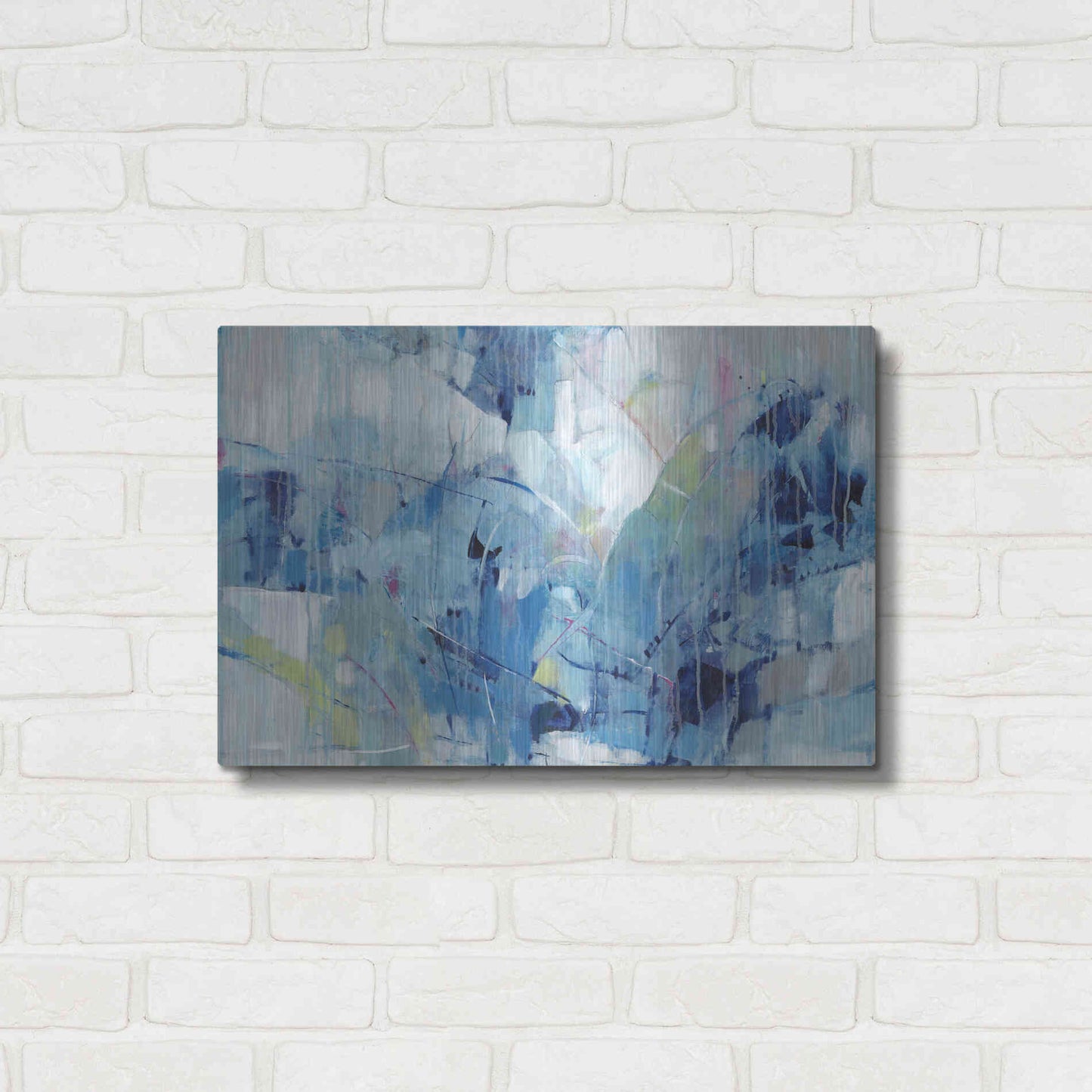 Luxe Metal Art 'Ice Breaker I' by Tim O'Toole, Metal Wall Art,24x16