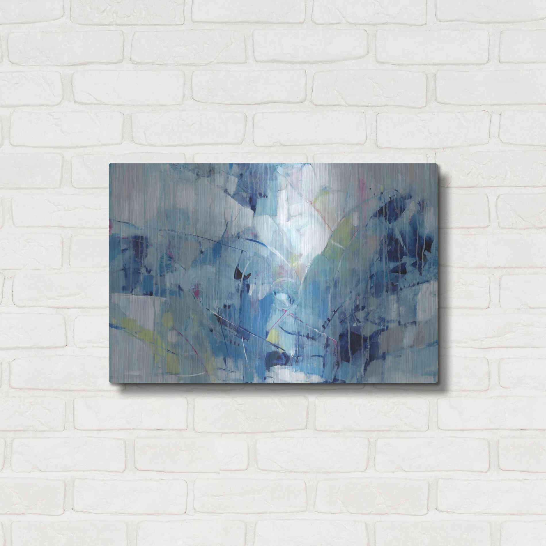 Luxe Metal Art 'Ice Breaker I' by Tim O'Toole, Metal Wall Art,24x16