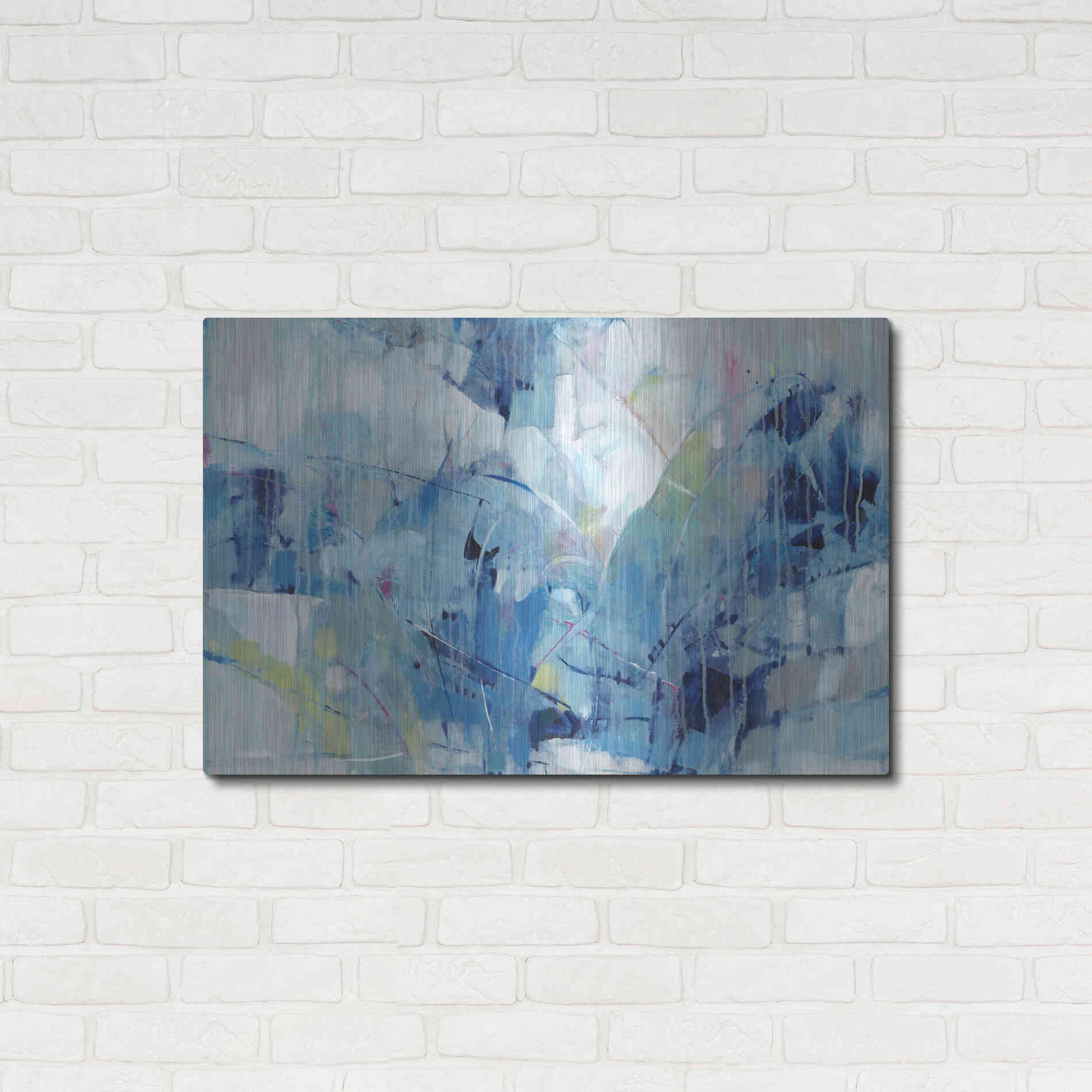 Luxe Metal Art 'Ice Breaker I' by Tim O'Toole, Metal Wall Art,36x24