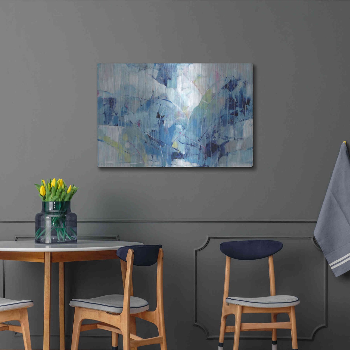 Luxe Metal Art 'Ice Breaker I' by Tim O'Toole, Metal Wall Art,36x24