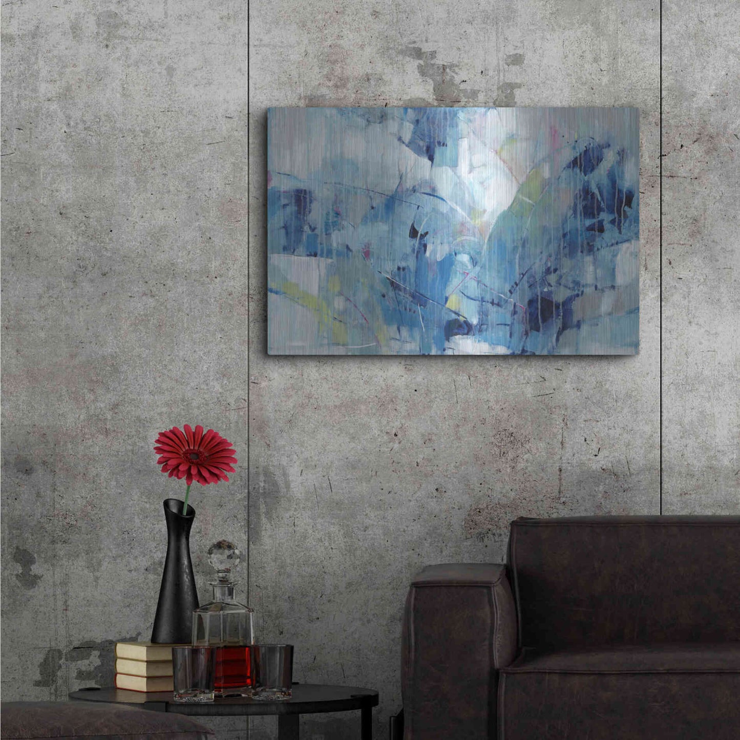 Luxe Metal Art 'Ice Breaker I' by Tim O'Toole, Metal Wall Art,36x24