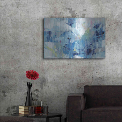 Luxe Metal Art 'Ice Breaker I' by Tim O'Toole, Metal Wall Art,36x24