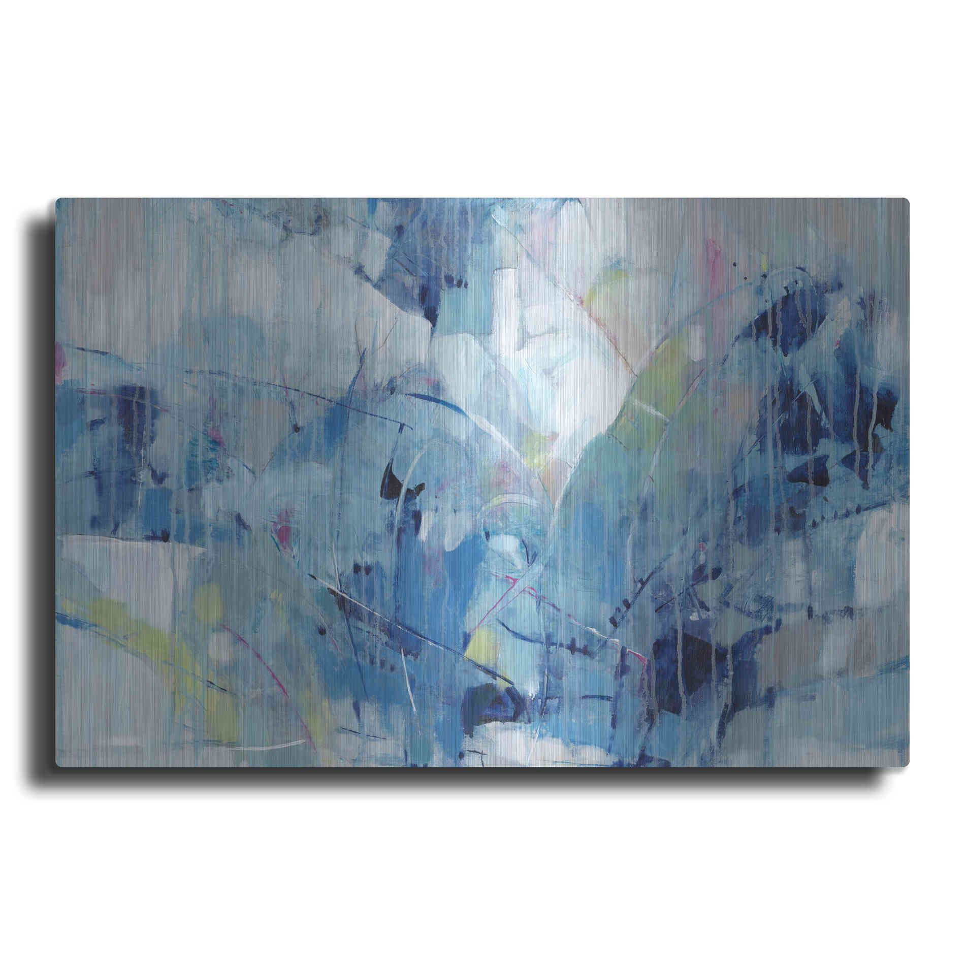 Luxe Metal Art 'Ice Breaker I' by Tim O'Toole, Metal Wall Art