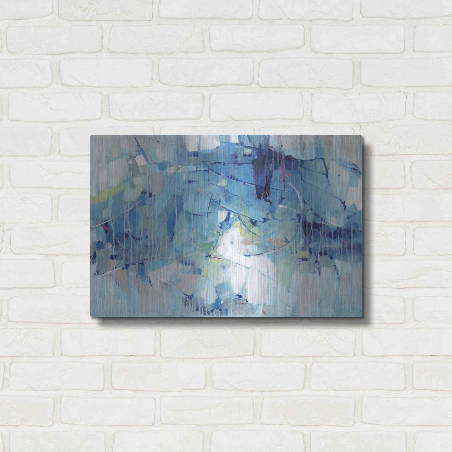 Luxe Metal Art 'Ice Breaker II' by Tim O'Toole, Metal Wall Art,24x16