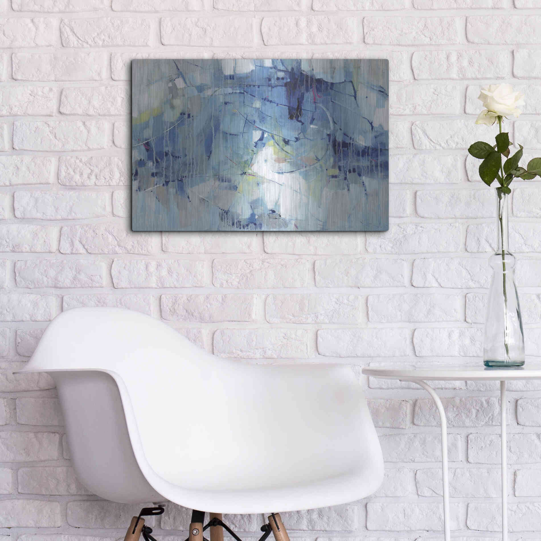 Luxe Metal Art 'Ice Breaker II' by Tim O'Toole, Metal Wall Art,24x16