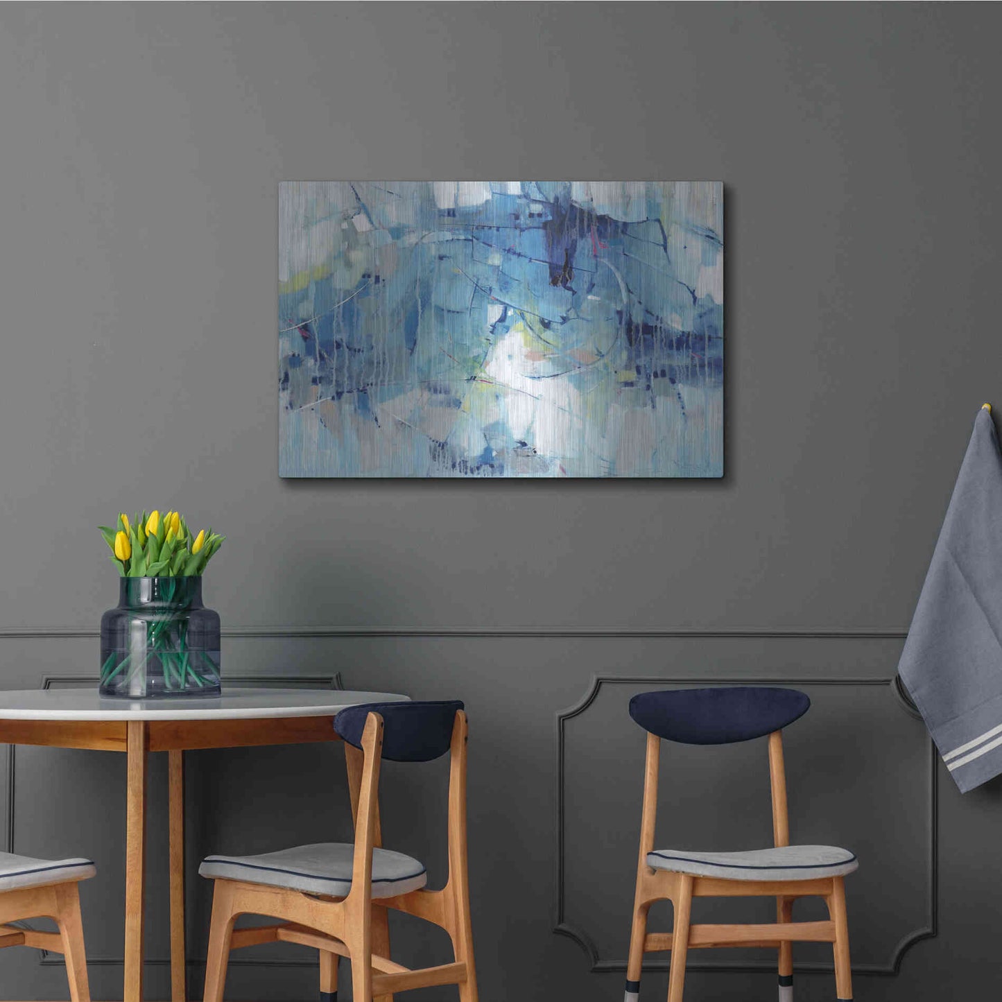 Luxe Metal Art 'Ice Breaker II' by Tim O'Toole, Metal Wall Art,36x24