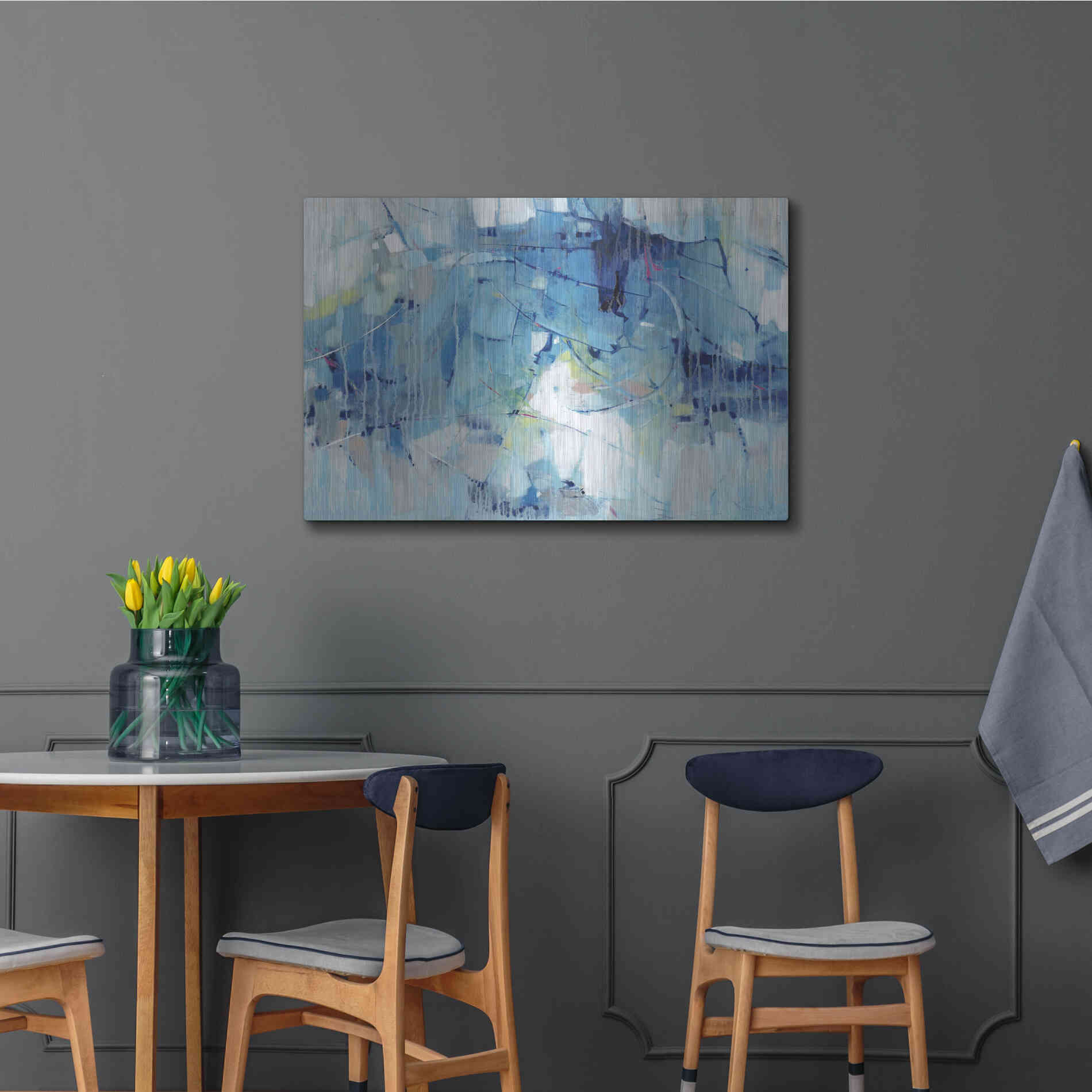 Luxe Metal Art 'Ice Breaker II' by Tim O'Toole, Metal Wall Art,36x24