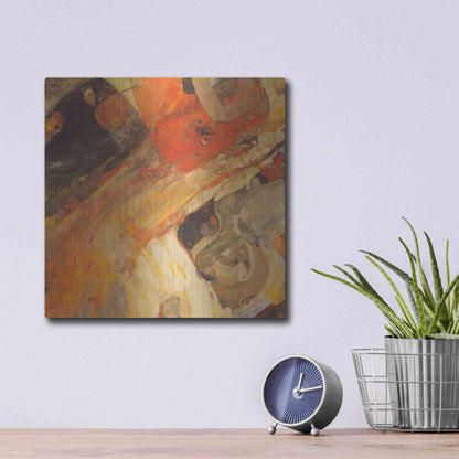 Luxe Metal Art 'Moab' by Albena Hristova, Metal Wall Art,12x12