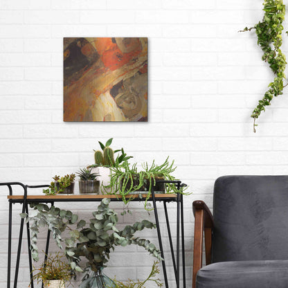 Luxe Metal Art 'Moab' by Albena Hristova, Metal Wall Art,12x12