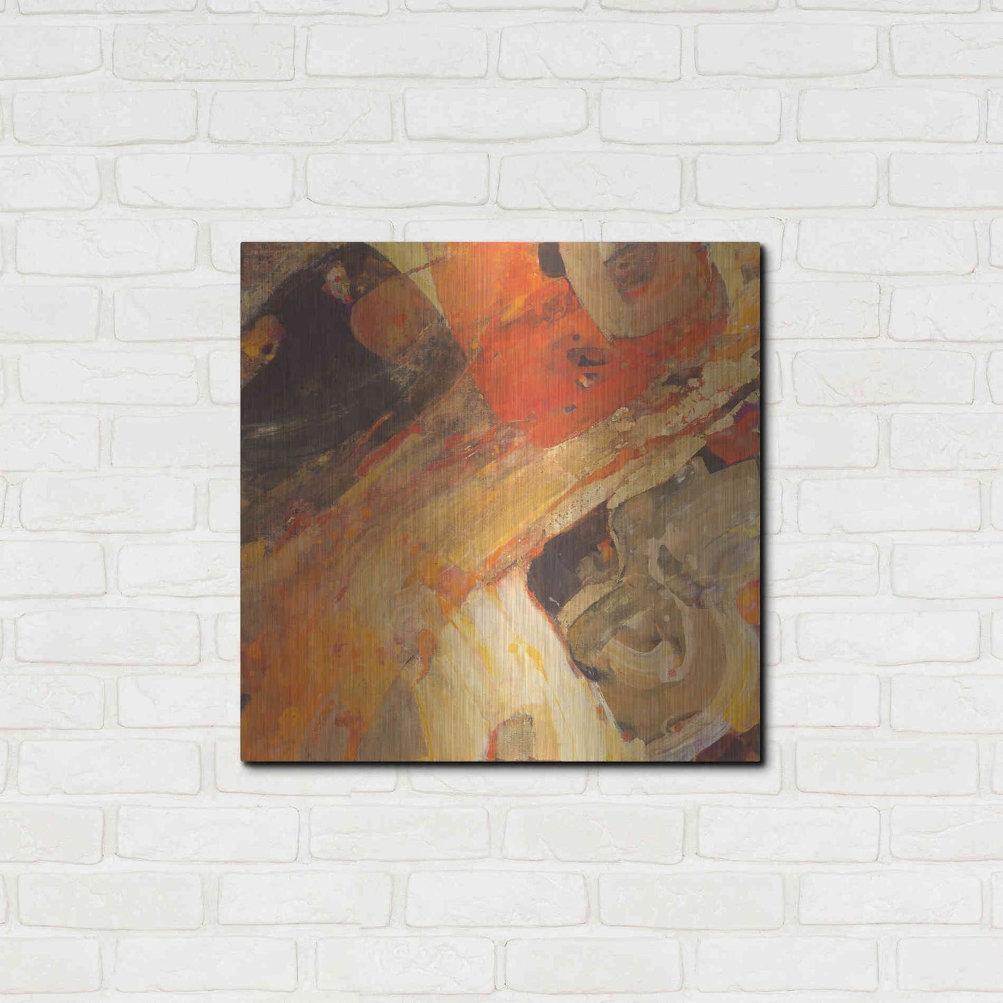 Luxe Metal Art 'Moab' by Albena Hristova, Metal Wall Art,24x24